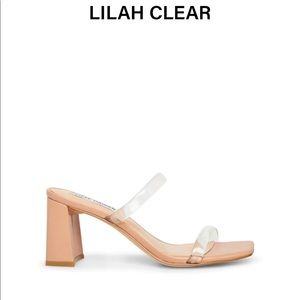 Steve Madden Lilah Clear Heels